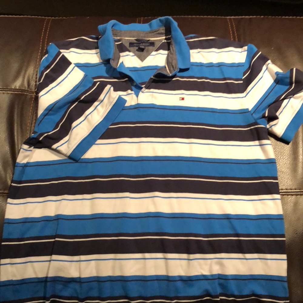 Tommy Hilfiger short sleeve striped polo 2xl